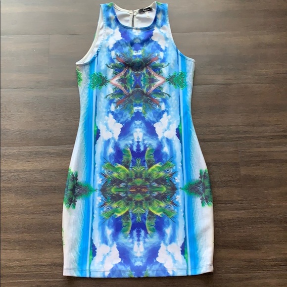 Soprano Dresses & Skirts - Summer🏝palm tree dress! Juniors Small. Vaca dress